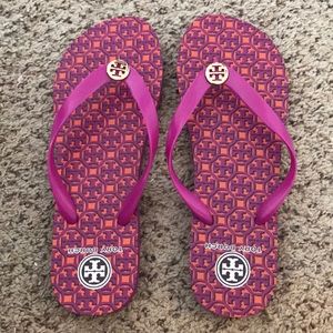 Tory Burch size 10 flip flops!